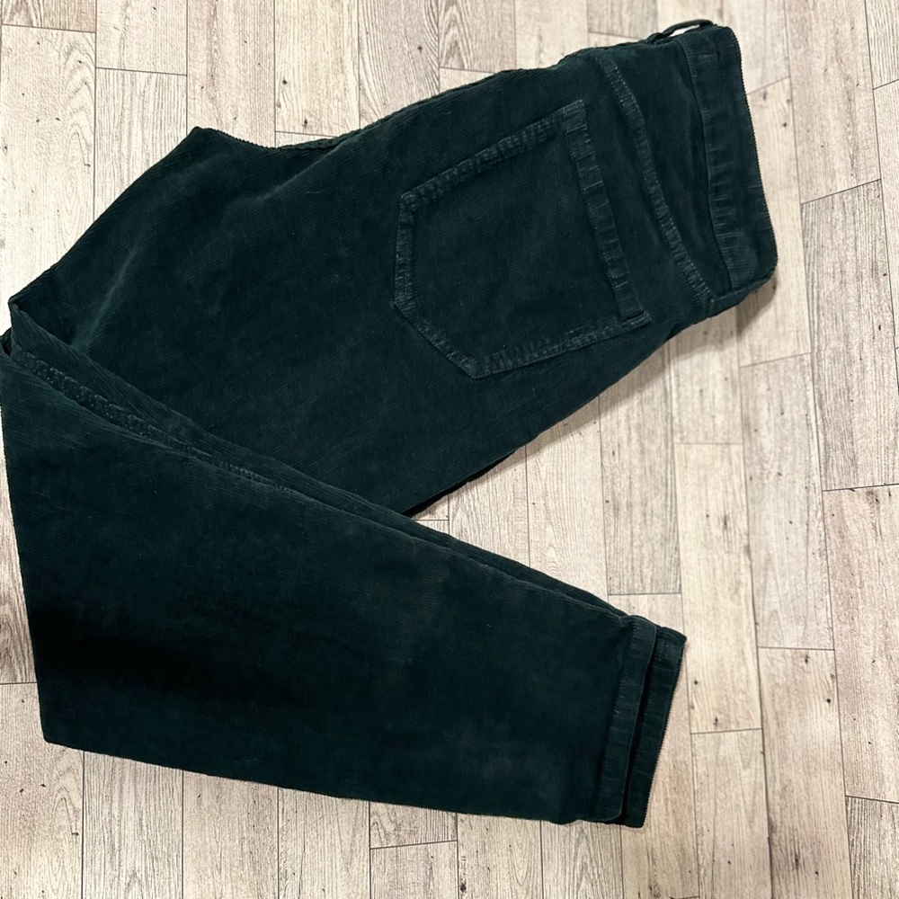 Forest green corduroy jeans